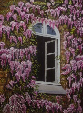 La fenêtre aux Glycines 